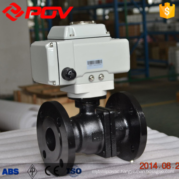 high quality cast steel flange connection ball valve